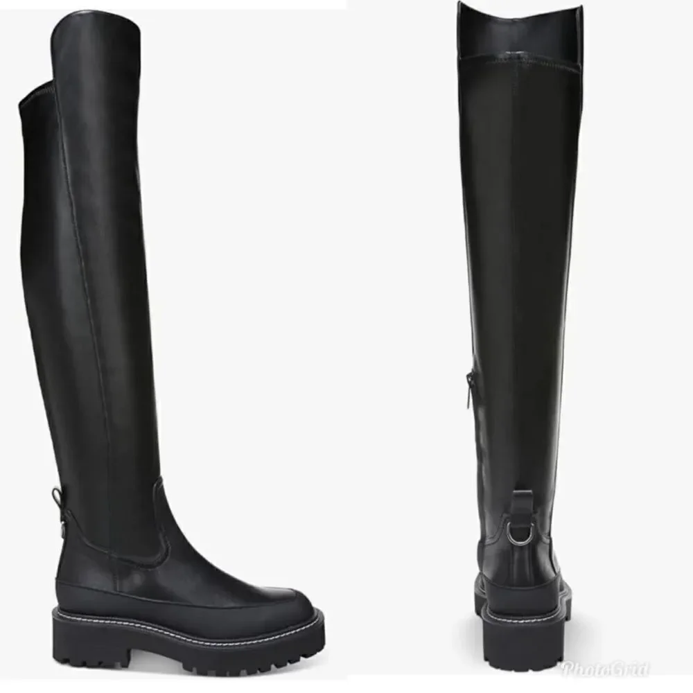 Revolve Sam Edelman Lerue Over The Knee Tall Lug Boots